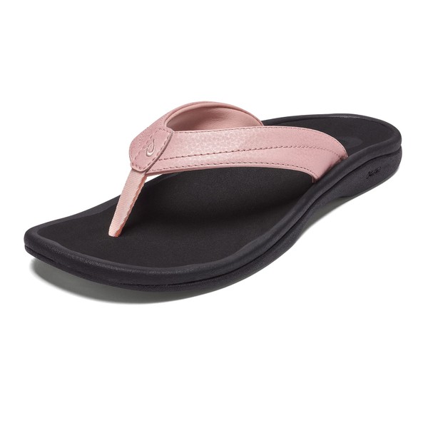 OLUKAI Womens 20110-1830-10 Ohana W, Womens, Petal Pink/Black, 7 M