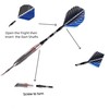 FUZVOL Professional Darts Set Steel Tip-Aluminum Stems Darts Flights with