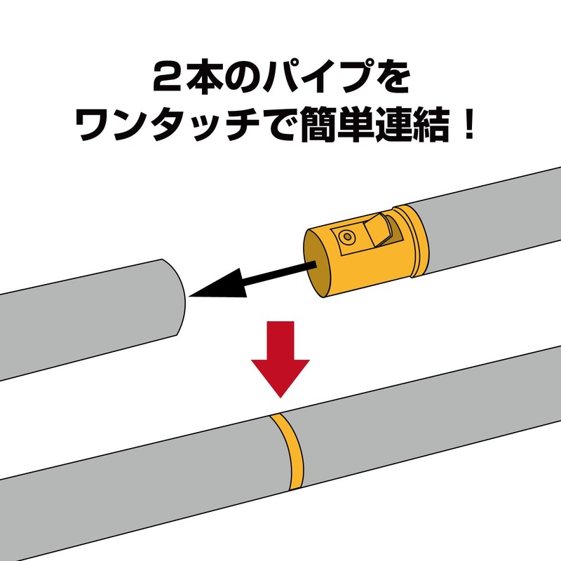 NewHikari Shimizu SH-PBJ32C One-Touch Pipe Joint for 1.3 inches (32
