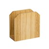 Farmhouse Napkin Holder, Solid Rubberwood Vertical Stand, Sturdy Kitchen &