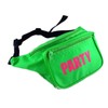 Neon Green Party Fanny Pack, One Size