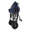 RockRain Heavy Duty Collapsible Wagon Cart: All-Terrain 6-Inch Wheels &