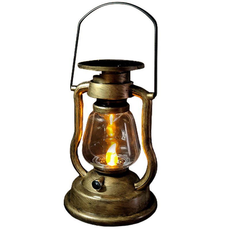 Outdoor Hanging Solar Lights Solar Powered Retro Lanterns Bright Landscape