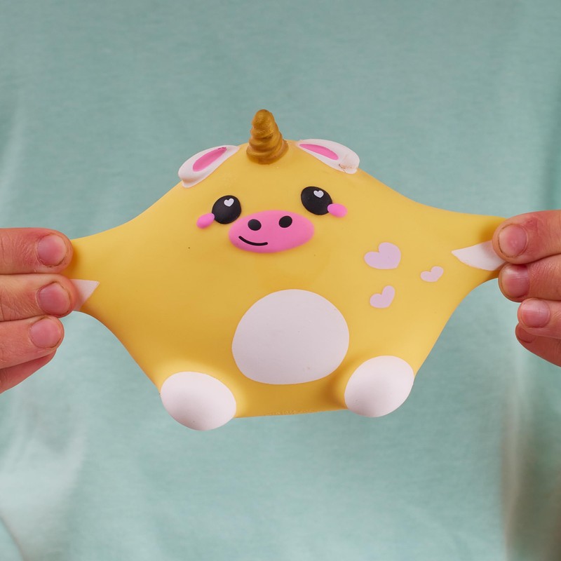 Smooshzees Cutezees Buttercup, Yellow Unicow, Collectable Characters, Supersoft, Cuddly and