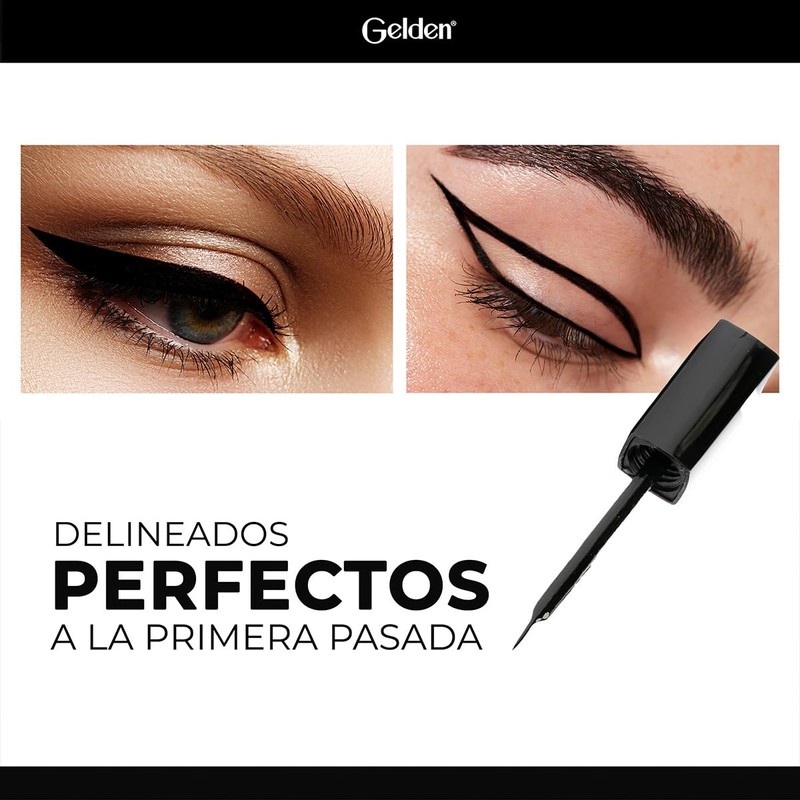 Gelden - Delineador Líquido para Ojos de Alta Precisión [Eyeliner