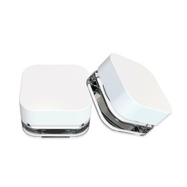 NuVape.net 8mL Thick Glass Cube Storage Jar Containers (2 Pack)