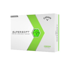Callaway 2023 Supersoft Golf Balls, Green (Pack of 12)
