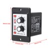 DC12V Twin Timer Relay On Off Knob Control Timer 6S-60M