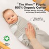 3-Pack Organic Swaddles for Newborns, Baby Sleep Sacks 0-3 Months
