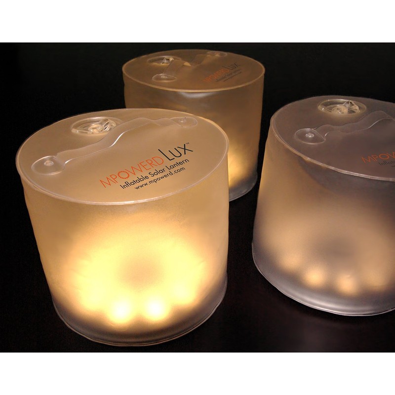 MPowerd Lux Inflatable Warm Colored LED Solar Lantern