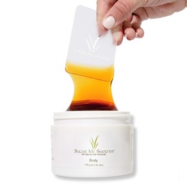 Sugar Me Smooth Body Sugar Wax – Gentle On Skin And Less Painful Hair Removal In A Simple System, No Strips, No Heat, Water Soluble All-Natural Solution For All Skin & Hair Types