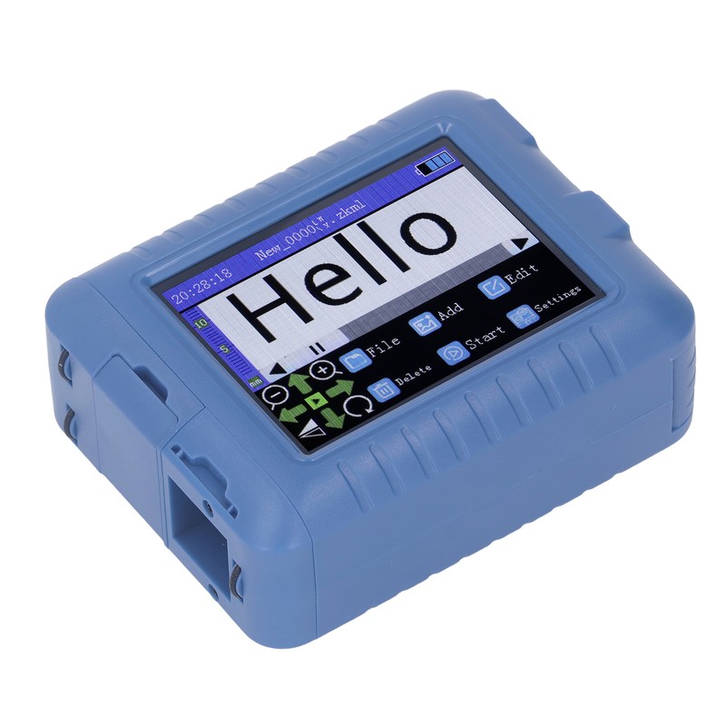 12.7mm 3.5in Mini Smart Inkjet Printer Blue Looking Type C