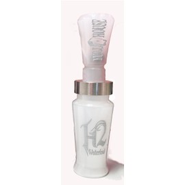 Haydel's Game Calls Inc. H2FH - Full House Duck Call Acrylic Mallard Duck Call (Single Reed, White)