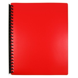 MARBIG(R) 2007003 Refillable 20 Pocket A4 Display Book Red