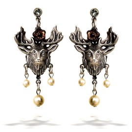 La Contessa Jewelry, Woodland Deer Earring Designed by Mary DeMarco and Curated by The Artazia Collection - E8455