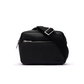 Lacoste Men's Classic Shoulder Bag, Black, Free size