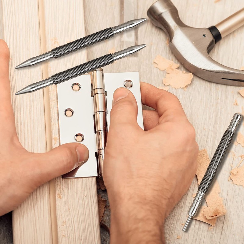8X Nail Set And Hinge Pin Tool Dual Nail Punch