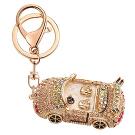 Key Chains Women Cute Keychains for Women Funny Keychain for Her Sister Girl Birthday Gift Bag Wallet Accessories (Convertible Gold)