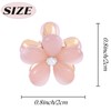 Campsis 9PCS Flower Mini Hair Clips Floral Small Hair Claw