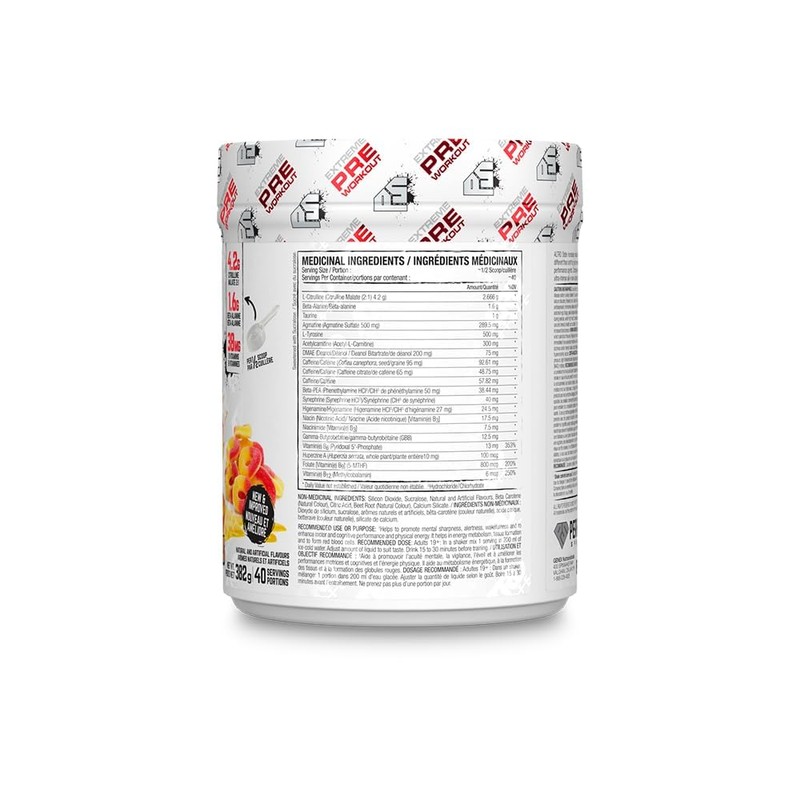 ALTRD STATE Pre Workout Powder, Atomic Peach Rings, 40 Servings