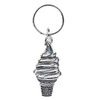 DANFORTH - Ice Cream Cone Keyring - Pewter - Made