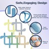 WALULAN Baby Teether Relief Stick Silicone Chew Toys for Babies