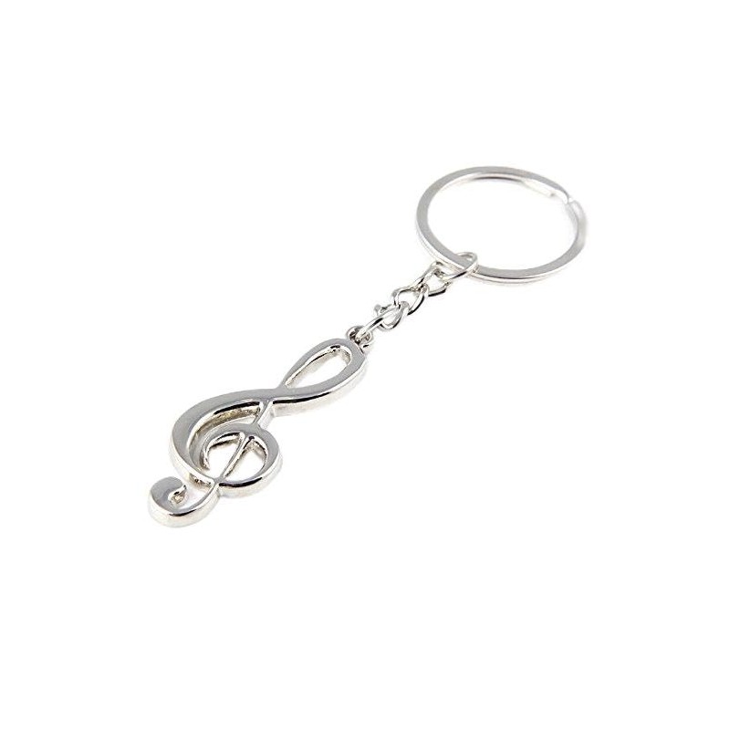 RK gifts Musical Note Treble Clef Metal keyring Guitar Instrument