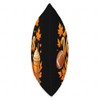 Fall Vibes Pumpkin Spice Latte Football Jack O Lantern Throw
