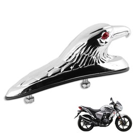 Motorcycle Accent Accessories Front Mudguard Decorative Eagle Ornament Eagle Head Statue Universal Chrome