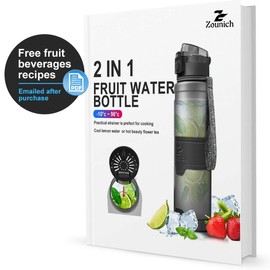 ZOUNICH Premium Sports Water Bottle 32 oz/1 Liter, 24 oz, 16 oz, 14 oz, BPA Free Tritan for Bike, Running, Gym, Fitness, Cycling