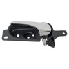 TRQ Front Left Interior Door Handle Chrome & Black Drivers