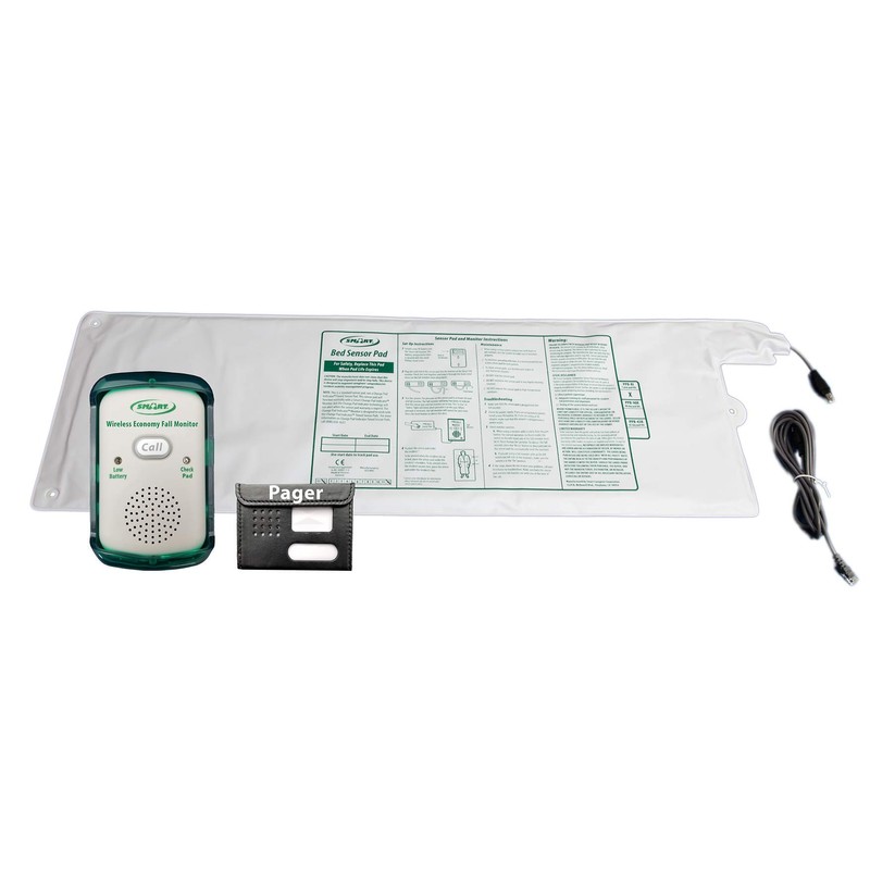 Wireless Economy Quiet Fall Alert with 10in x 30in Bed