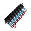 KAOLALI 5/7 Gang Toggle Switch Panel Kit 12V/24V Circuit Breaker