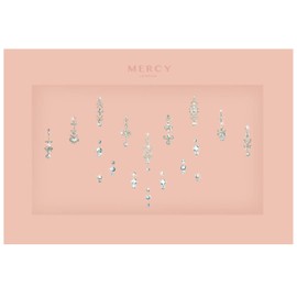 Priyanka Silver Bindis ✮ MERCY LONDON Crystal Indian Bindi Face Jewels Gold Silver Multi Packet Bridal