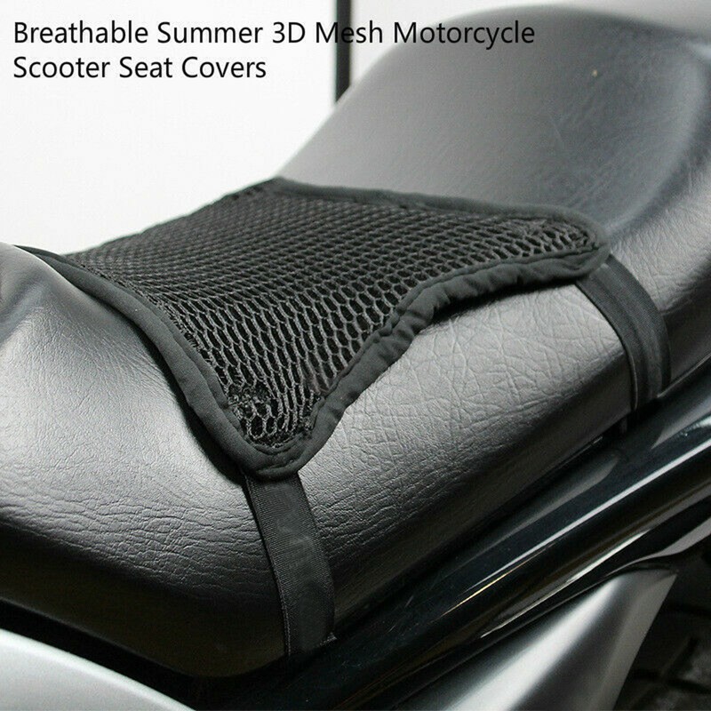 Motorcycle Cool Seat Cover Universal Cushion Protector Sunscreen Mat Mesh