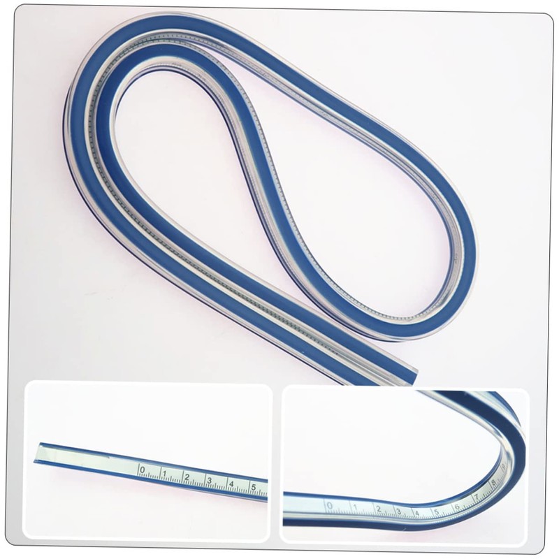 MAGICLULU 2pcs Flexible Curve Ruler Sewing Tailor Measure Tape Soft