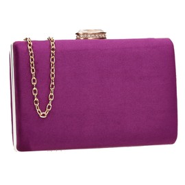 SWANKYSWANS Women's Clutch One Size - Purple -