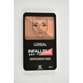 PRO L'Oreal Infallible Pro Contour & Highlight Palette #815 Deep Profond  Brand New