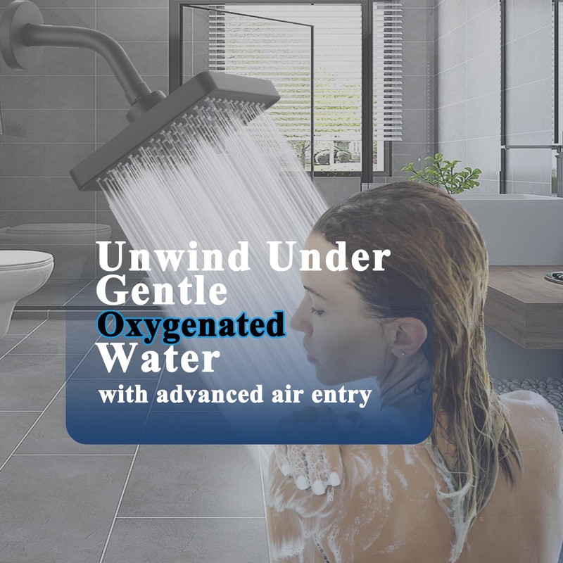 Eolax High Pressure Rain Shower Head, High Flow Pressure Boosting