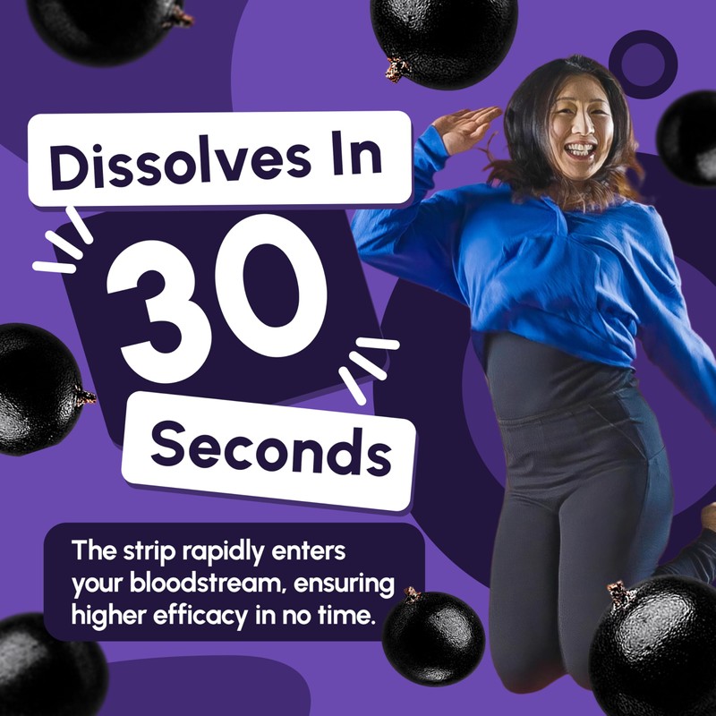 Diso® Vitamin C Supplement | High Strength Dissolvable Strips with
