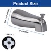 Tub Spout with Pull-Up Diverter, Bathroom Bathtub Faucet with Hex