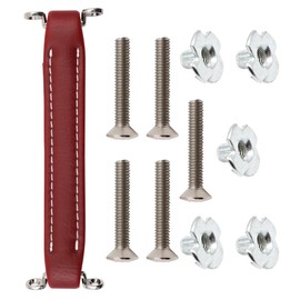 Hsthe Sea PU Leather Handle, Guitar Speaker Handle for Guitar Amp Amplifier Handle Black Speaker Audio Equipment