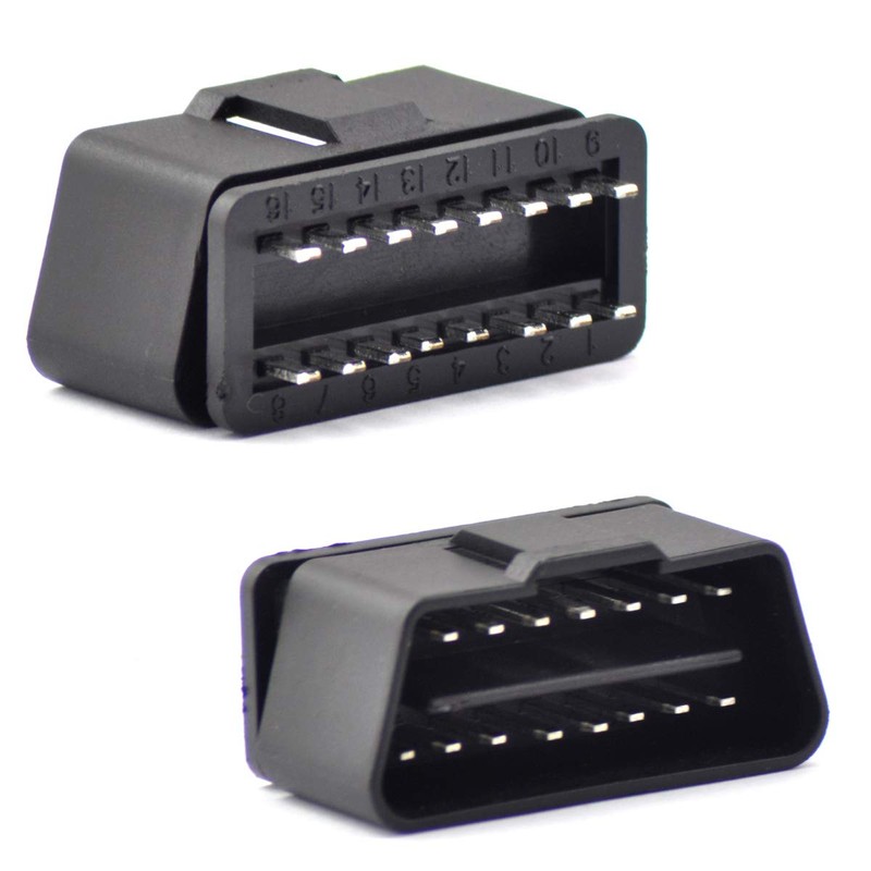 OLLGEN 16 Pin OBD 2 OBDII Male Connector OBD2 16