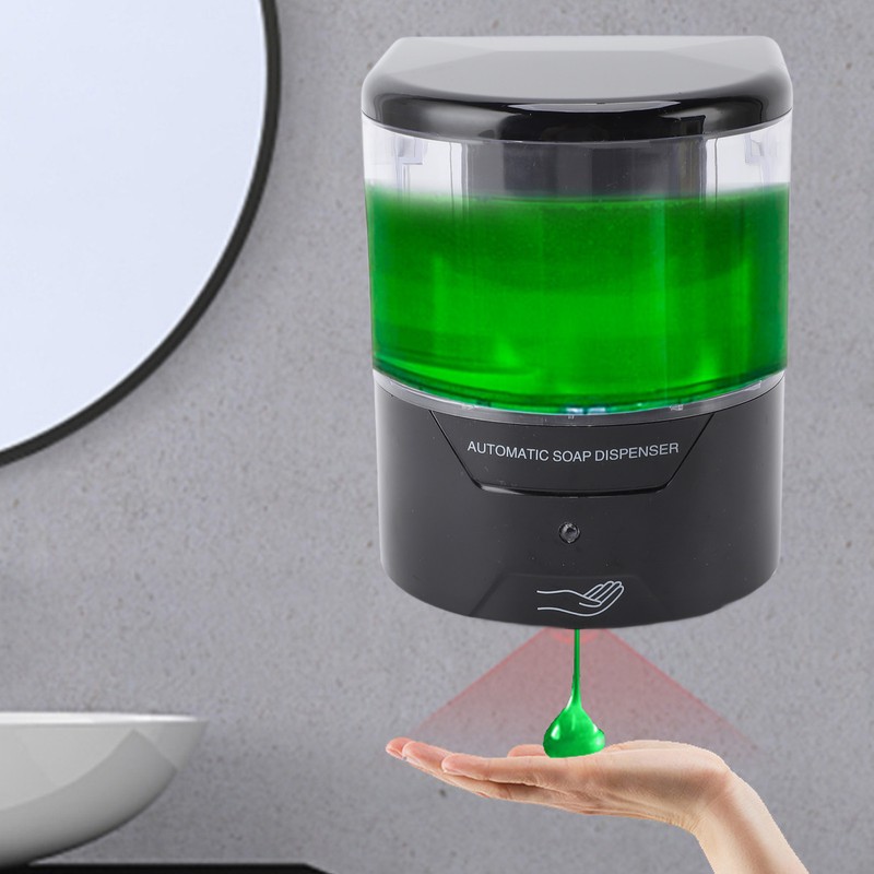 600ML Automatic Wall Mounted Soap Dispenser Intelligent Electric Wall Mount