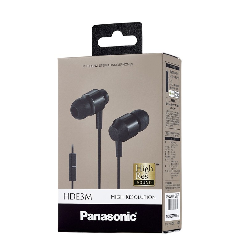 パナソニック ステレオインサイドホン(ブラック) RP-HDE3M-K