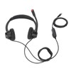 RJ9 Headset Noise Cancelling Mute Function Corded Business Headphone with