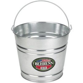 Behrens 1212GS 12-Quart Galvanized Steel Pail