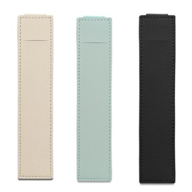 3Pcs Leather Pen Holder with Elastic Strap Adjustable Elastic Bands Pen Holder for Hardcover Journals Planner Notebook