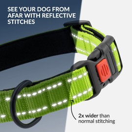 CollarDirect Reflective Dog Collar for Small Medium Large Dog Puppy with Quick Release Male 48 Varieties Nylon Waterproof