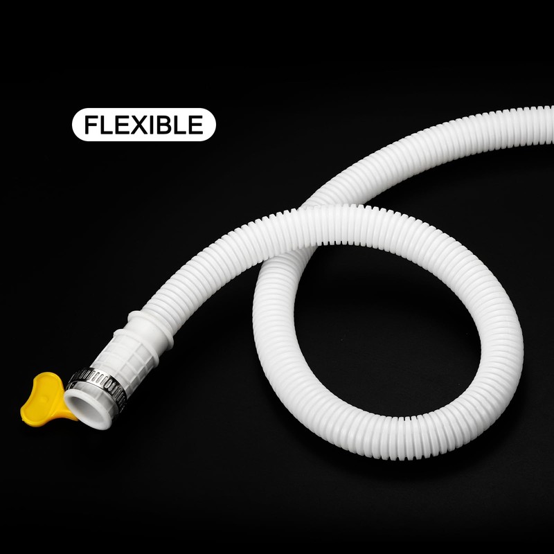 sourcing map Universal Air Conditioner Drain Hose 16mm ID 4.9ft